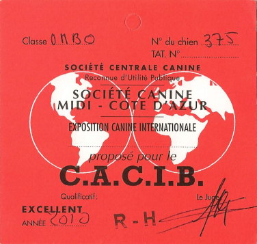 C.A.C.I.B - Carl du Ruisseau des Blaquires